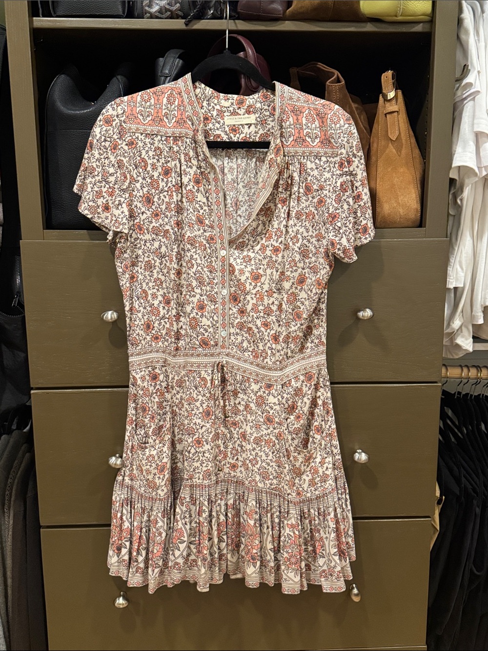Spell & The Gypsy Collective Jasmine Flutter Sleeve Playdress Small - Picture 5 of 7